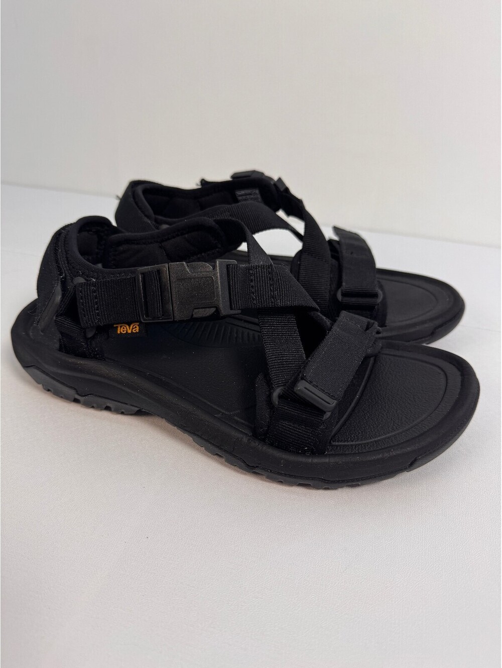 Teva Hurricane Verge Sport Hiking Sandals Black Womens 9 Gorpcore Trail Buckle